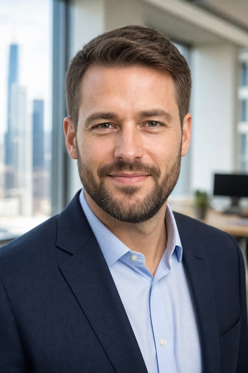 Sales lead portrait in Chicago