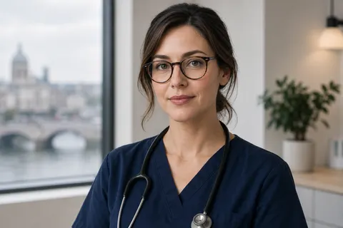 Healthcare professional portrait in Dublin