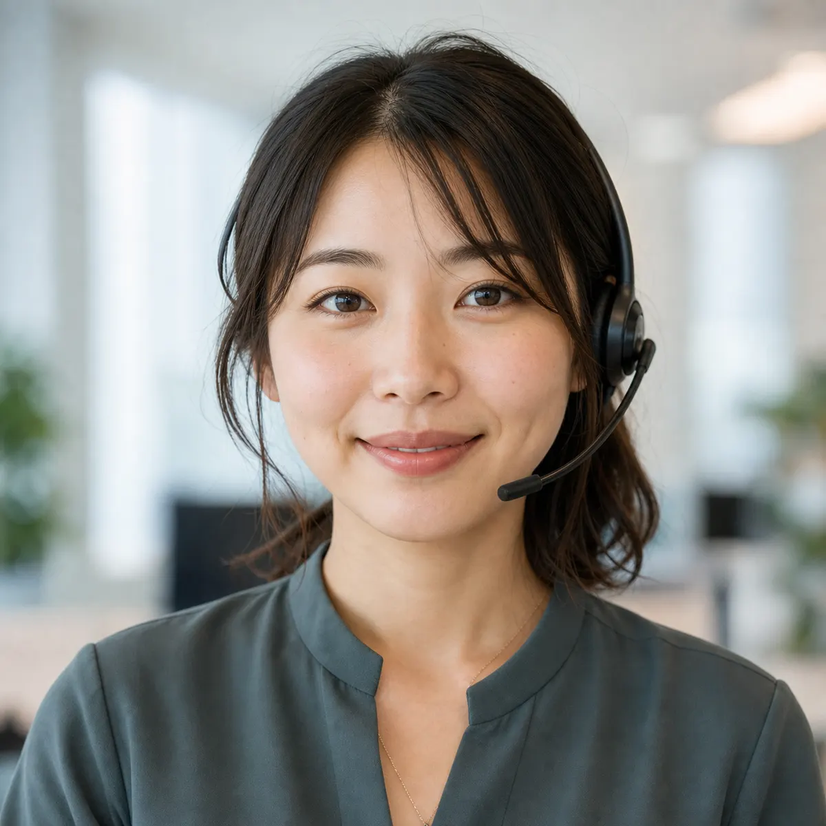 Friendly support agent in Osaka