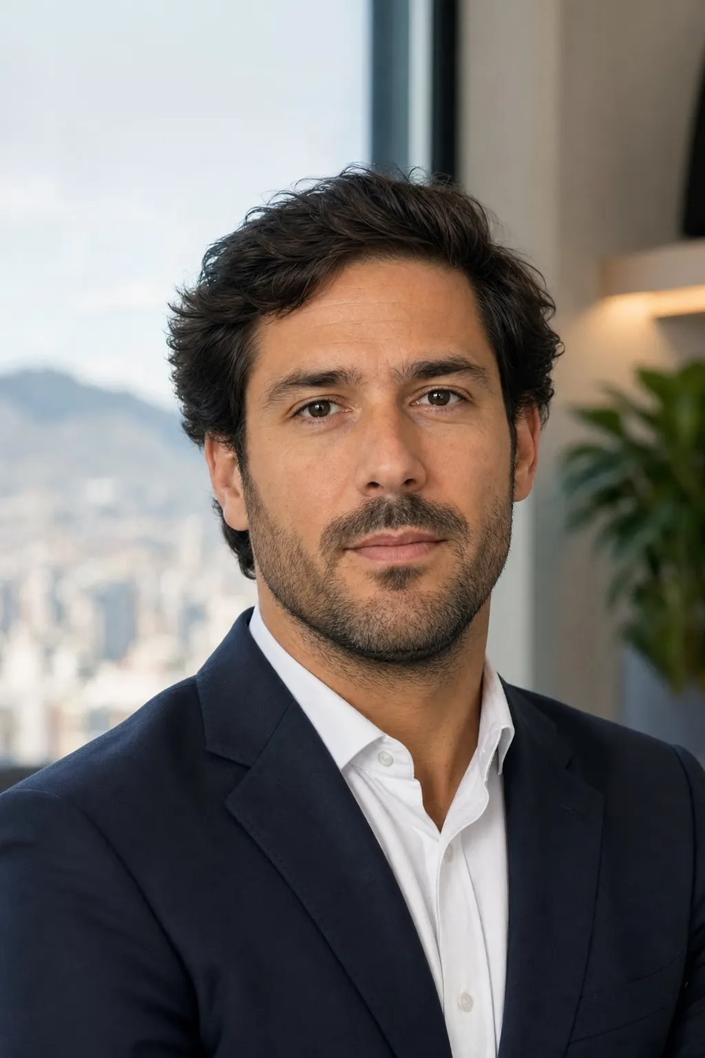 Finance professional portrait in Santiago