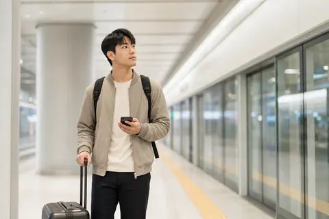 Professional arriving at Seoul Incheon Airport