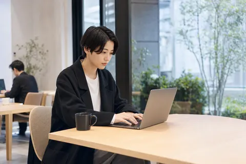 Professional at a Tokyo co-working space