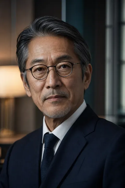 Senior professional portrait in Tokyo