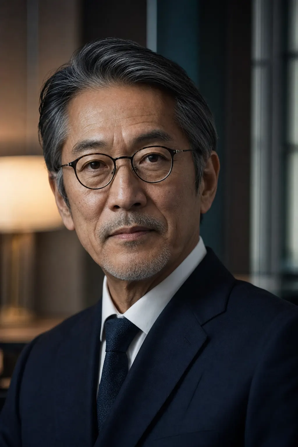 Senior professional portrait in Tokyo